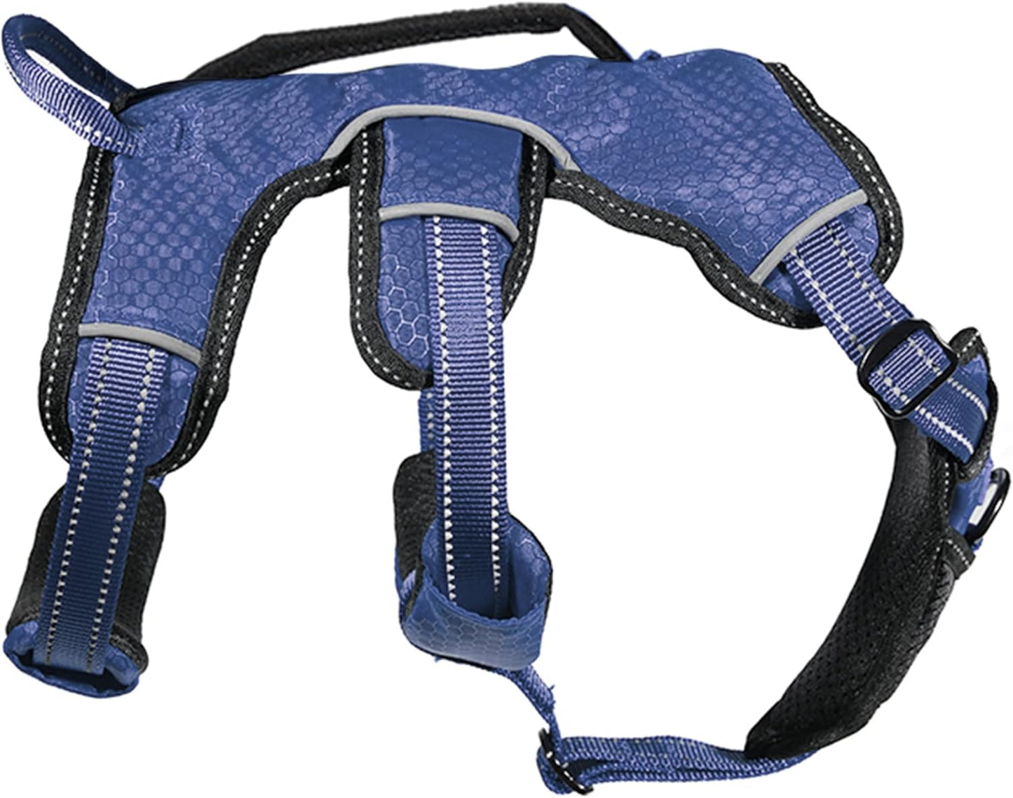 Escape Proof No Escape Dog Harness | 5 Point Adjustable Fit Harness for Dogs | Padded Dog Harnesses | Handle Dog Lift Harnesses