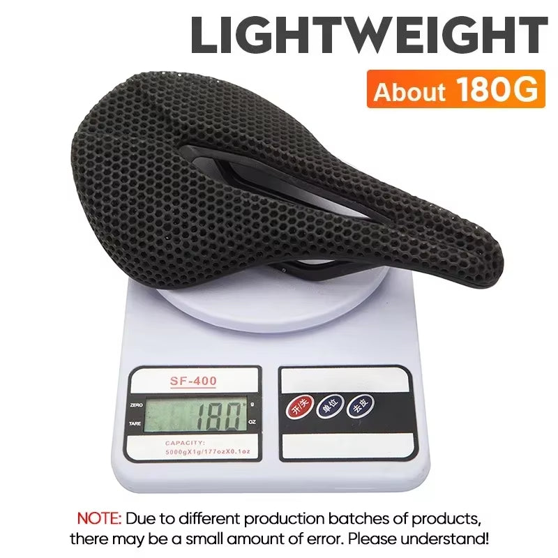 3D Printed Bicycle Saddle Full Carbon Fiber Bike Seat Cushion Ultralight Road Mountain Bike Saddle Carbon MTB Seat