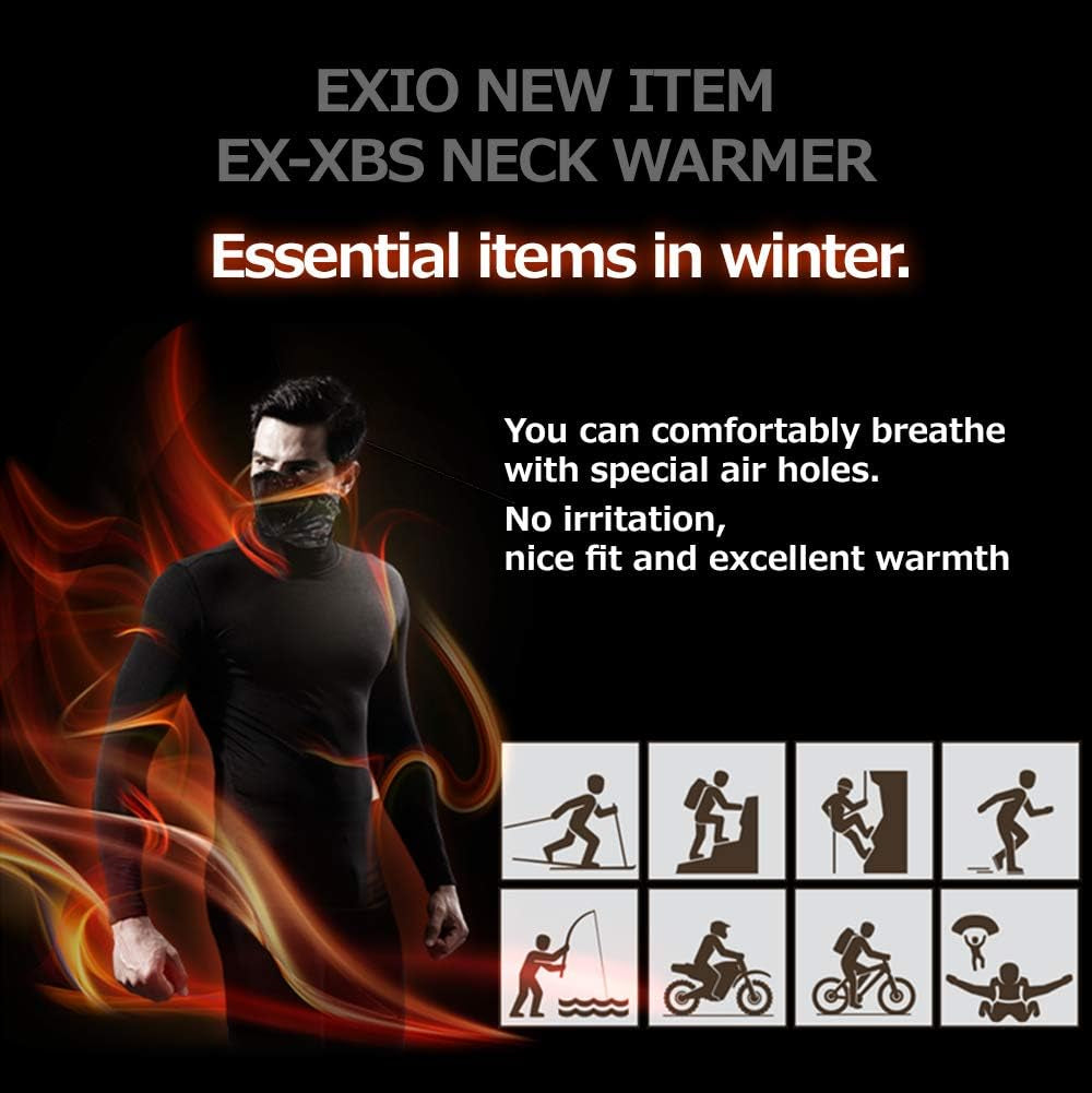 Winter Neck Warmer Gaiter/Balaclava (1Pack or 2Pack) - Windproof Face Mask for Ski, Snowboard