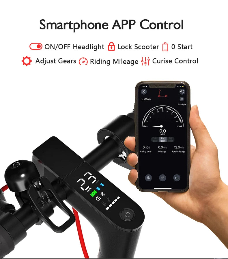 Foldable E Scooter with 350W Motor 8.5inch M365 Electric Scooters Adult Folding Escooter