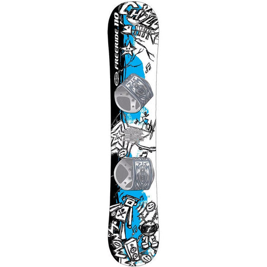 ESP Kids Beginner 110Cm Snowboard with Customizable Graffiti Graphics