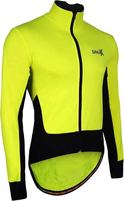 Sparx Cycling Jacket Winter Softshell Cycling Jackets Windproof Thermal Cycling Jacket for Men