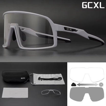 UV400 Photochromic Cycling Glasses Bike Glasses Women Safety Googles Outdoor Sports Cycling Bicycle Glasses Cycling Sunglasses