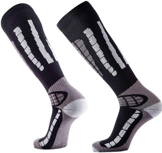 Ski Socks Warm Merino Wool - Best Lightweight Thin Ski Snowboard Sock Women Men