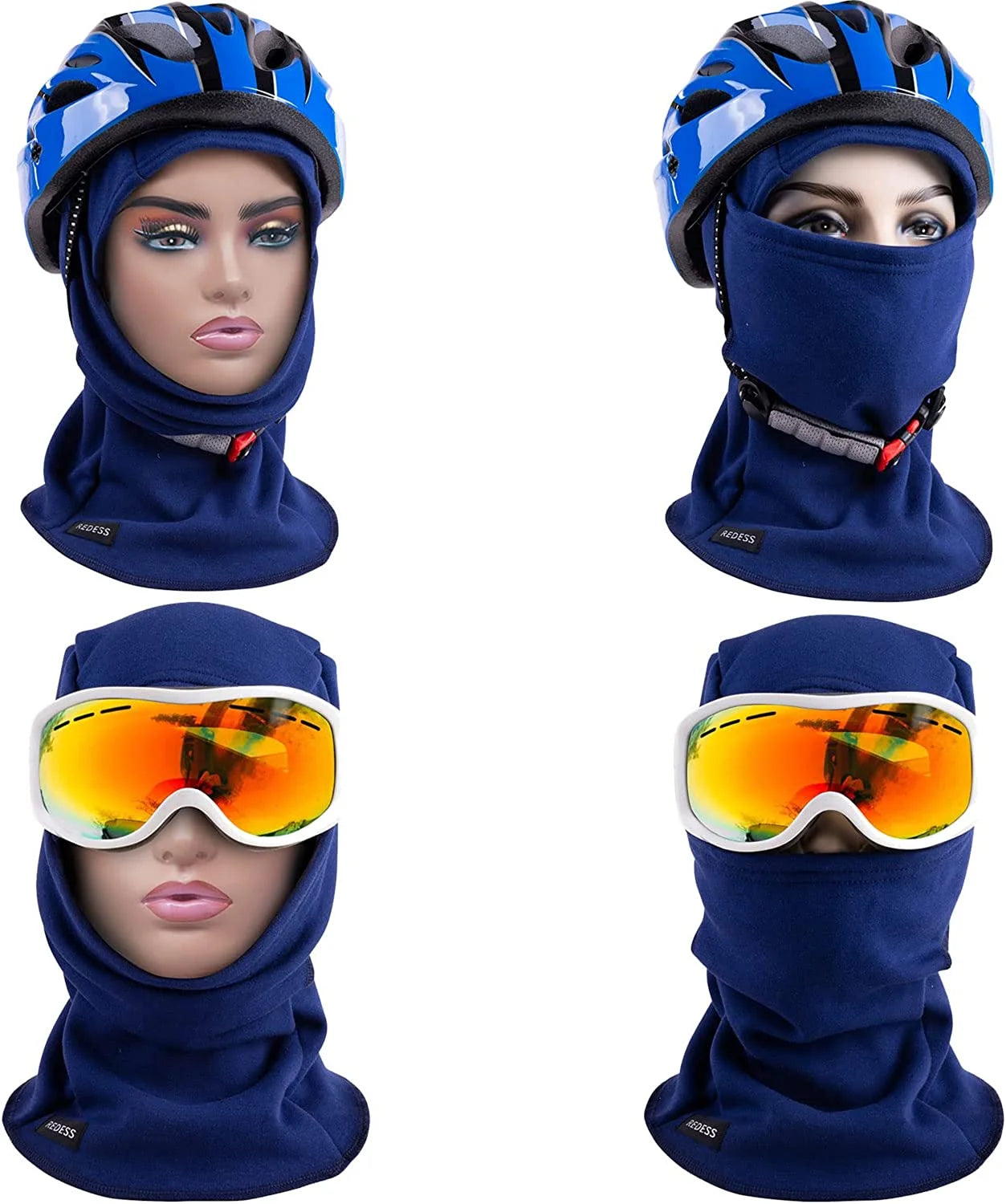Balaclava Face Mask for Men/Women,Warm Fleece Windproof Ski Mask and Motorcycle,Warmer Winter Sports Cap Purple
