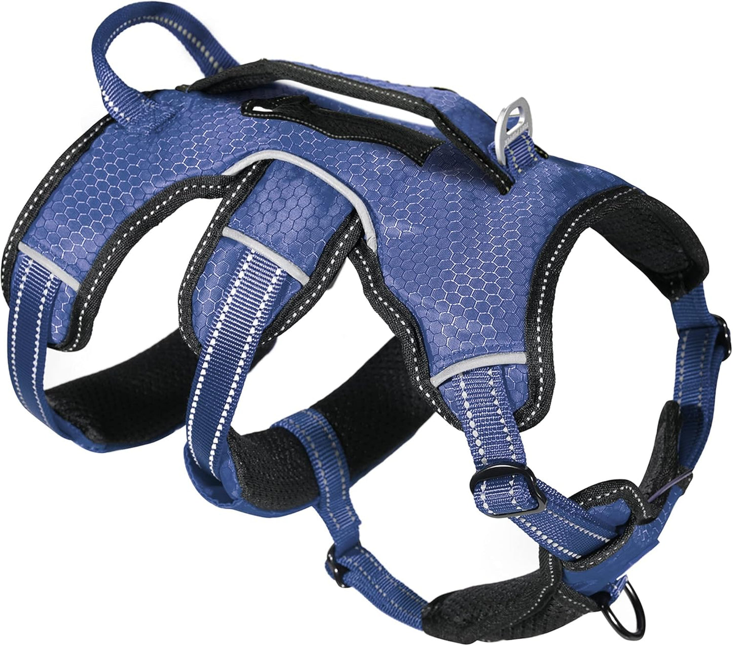 Escape Proof No Escape Dog Harness | 5 Point Adjustable Fit Harness for Dogs | Padded Dog Harnesses | Handle Dog Lift Harnesses