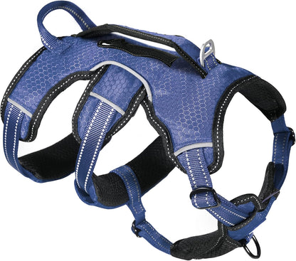 Escape Proof No Escape Dog Harness | 5 Point Adjustable Fit Harness for Dogs | Padded Dog Harnesses | Handle Dog Lift Harnesses