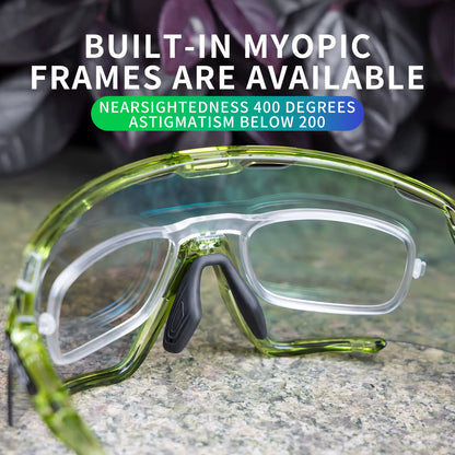 Cycling Glasses Photochromic Cycling Sunglasses UV400 MTB Sports Eyewear Outdoor Bicycle Goggles Bike Cycling Equipment