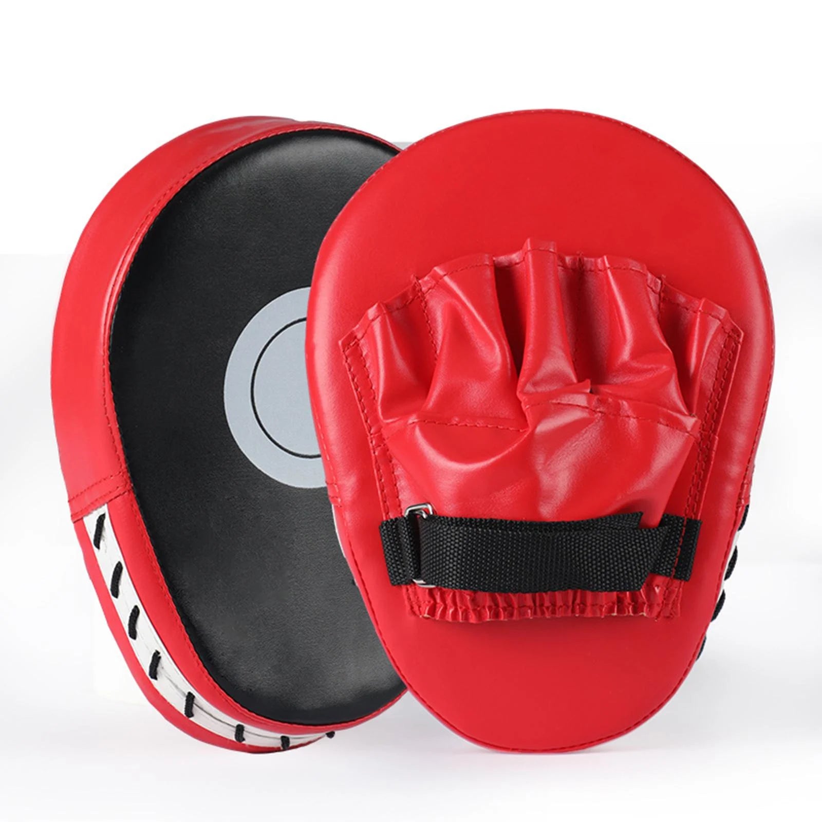 Training Hand Pad Boxing Curved Focus Punching Boxing Punching Red
