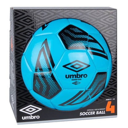 (4 Pack)  Diamond Viper Size 4 Soccer Ball, Blue