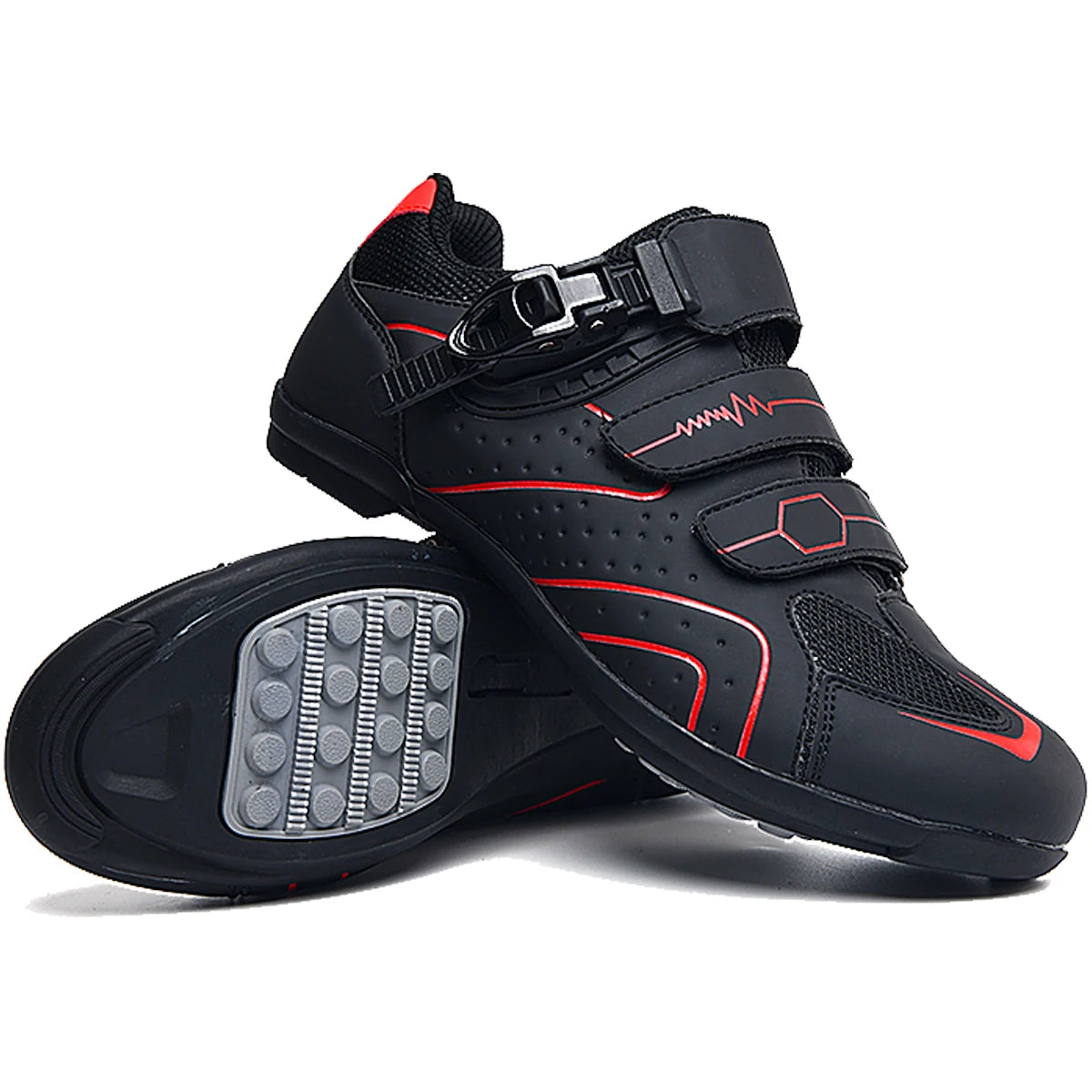 New Men'S Cycling Sneakers with Cleats Speed Cycling Shoes for Women, Rubber Soled Cycling Shoes