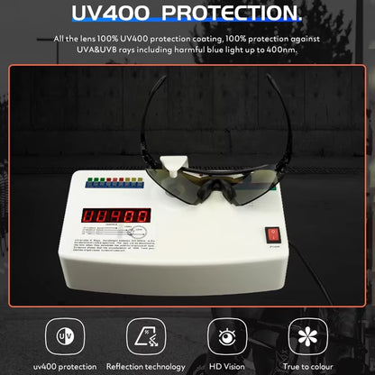 New Photochromic Cycling Glasses Men Women Outdoor Cycling Sunglasses Road Bicycle Goggle MTB Cycling Eyewear 1Lens