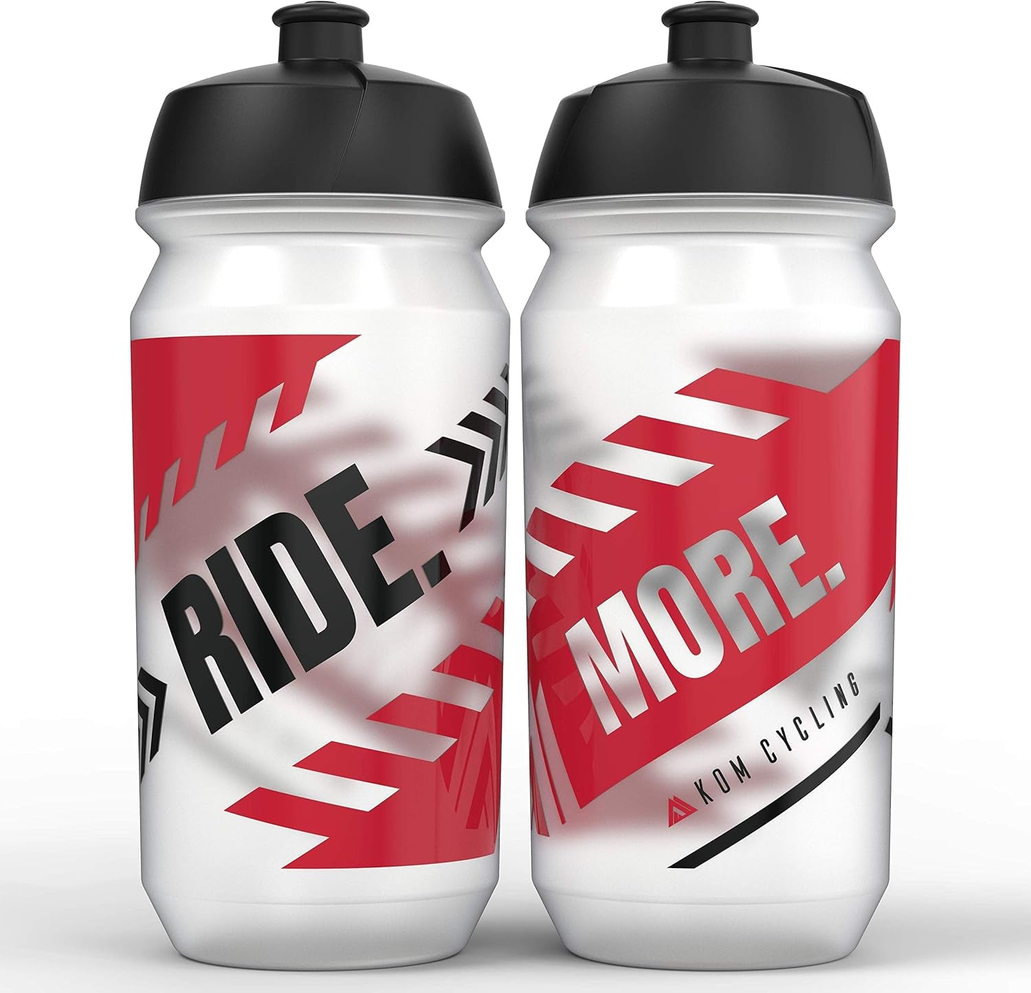 Water Bottle Collection 500Ml (16.9Oz) Cycling Water Bottle Inspiration (6 Bottles, Ride More.)