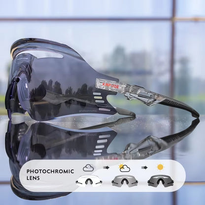 New Photochromic Cycling Glasses Men Women Outdoor Cycling Sunglasses Road Bicycle Goggle MTB Cycling Eyewear 1Lens