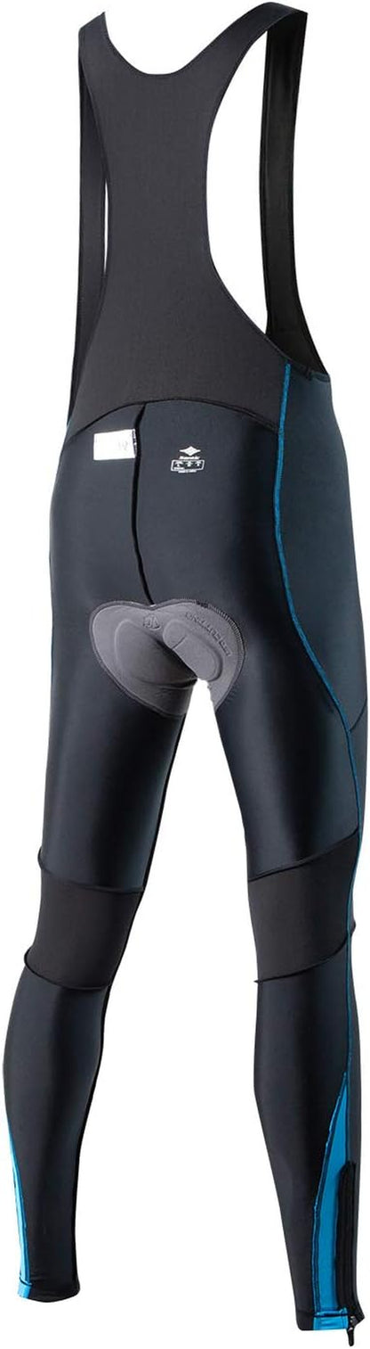 Cycling Bib Tights Men Padded Cycling Bib Pants Long Padded with Pocket