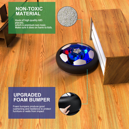 Hover Soccer Ball Set with 2 Goals, LED Rechargeable Indoor/Outdoor Games Toys for Kids Boy Girls