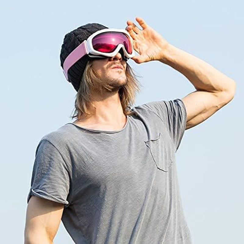 OTG Ski Goggles - over Glasses Ski/Snowboard Goggles for Men, Women & Youth - 100% UV Protection