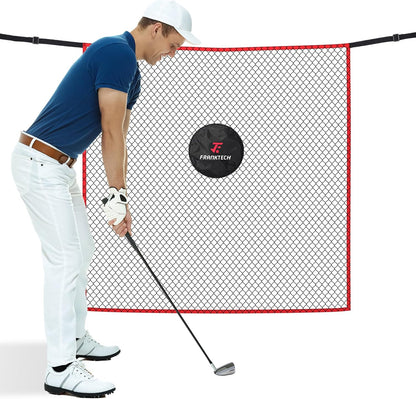 Golf Practice Net - Heavy Duty Driving Range Net with High Impact Chipping Target, Include Carry Bag and Golf Balls for Indoor Outdoor
