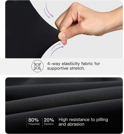 Women'S Bike Shorts with Padded Cycling Quick Dry Breathable Side Pockets