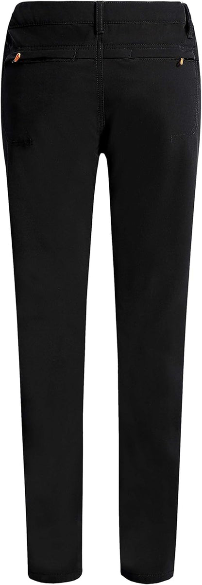 Women'S Winter Warm Outdoor Slim Windproof Waterproof Ski Snow Fleece Hiking Pants