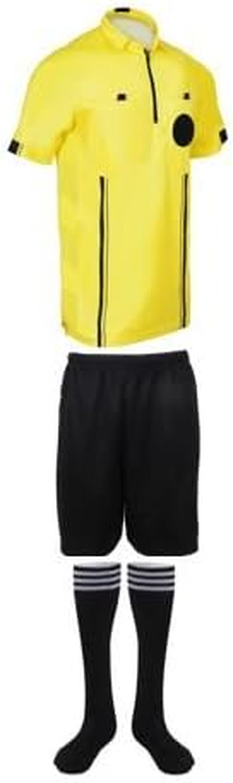 New! Pro Soccer Referee Package (3 Piece with 3 Stripe Socks)