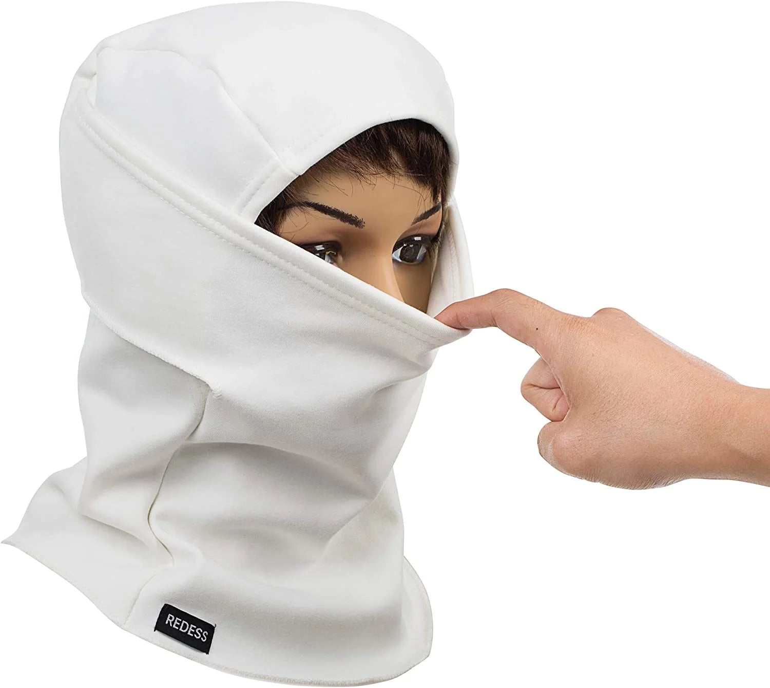 Balaclava Face Mask for Men/Women,Warm Fleece Windproof Ski Mask and Motorcycle,Warmer Winter Sports Cap White