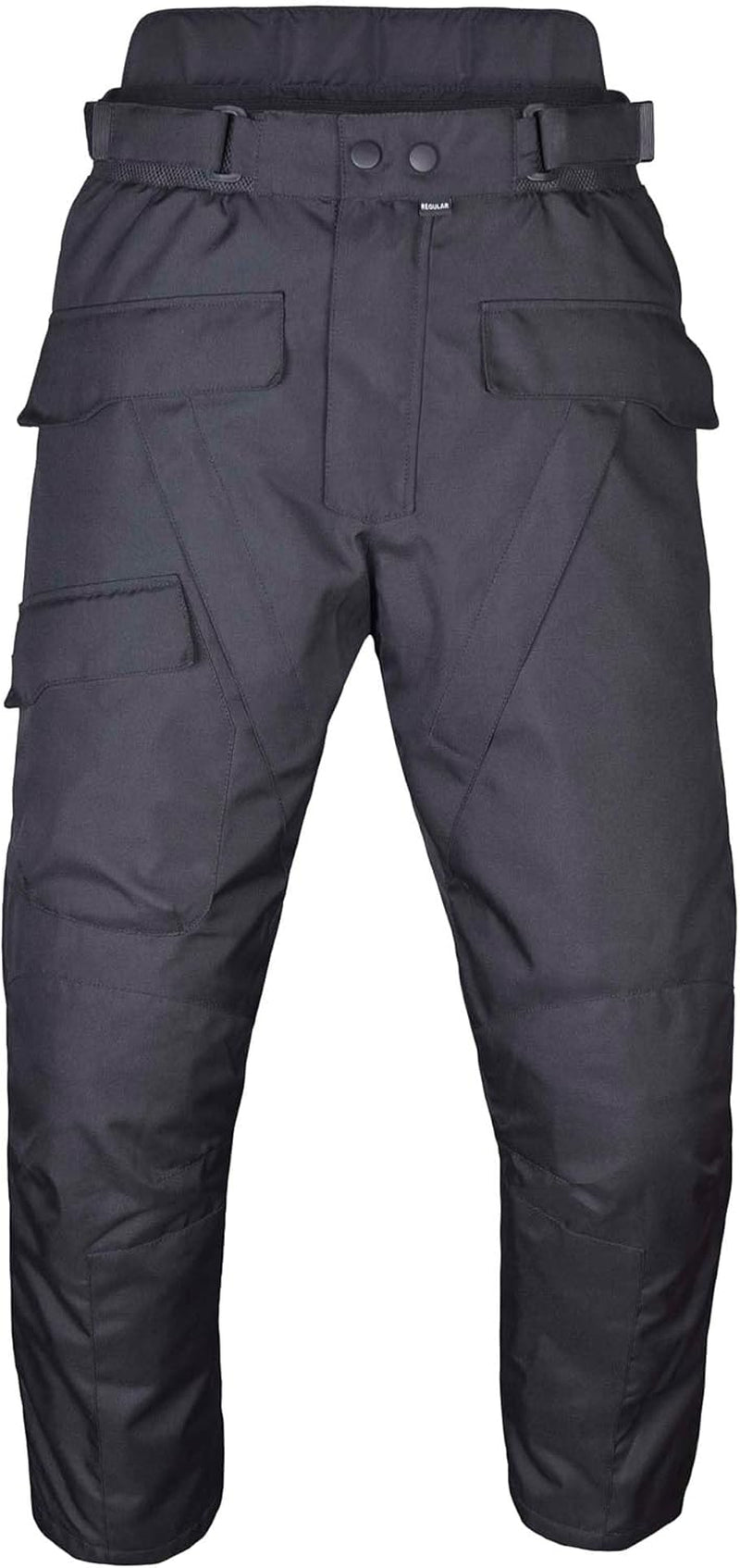Motorcycle Pants for Men-Dual Sport Dirt Bike Gear -Riding Pants-Waterproof Armor Protective Black