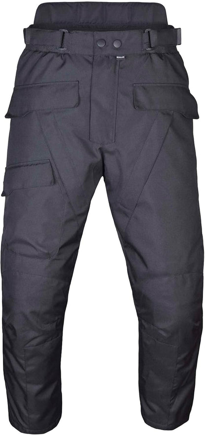 Motorcycle Pants for Men-Dual Sport Dirt Bike Gear -Riding Pants-Waterproof Armor Protective Black