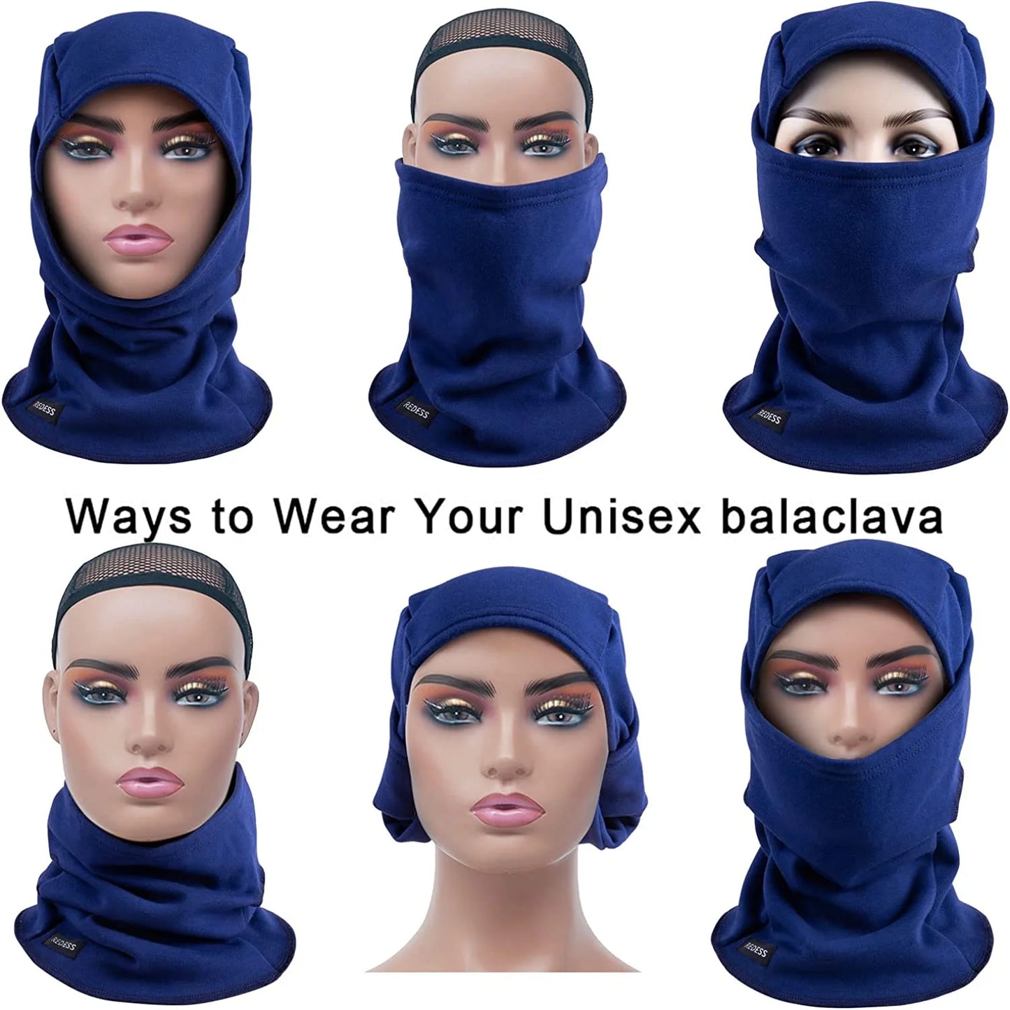 Balaclava Face Mask for Men/Women,Warm Fleece Windproof Ski Mask and Motorcycle,Warmer Winter Sports Cap Purple