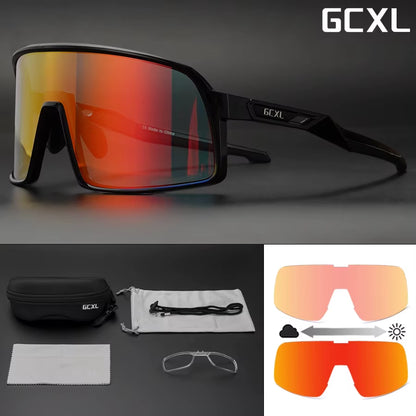 UV400 Photochromic Cycling Glasses Bike Glasses Women Safety Googles Outdoor Sports Cycling Bicycle Glasses Cycling Sunglasses