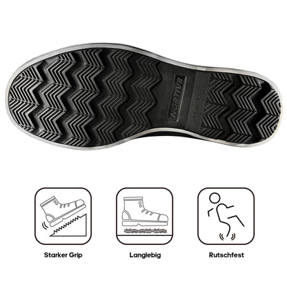 NORTIV 8 Men'S Snow Boots Insulated Waterproof Rugged Duty Outdoor Winter Boots