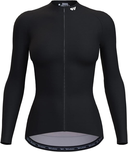 Cycling Jersey Women Long Sleeve,Bicycle Biking Bike Shirts for Women with Pockets