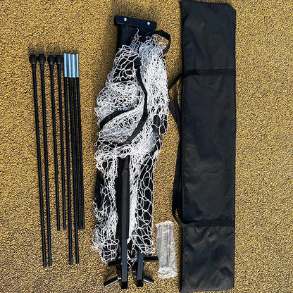 Hight Quality Steel Tube Durable Net 12x6ft Portable Foldable Soccer Goal for All Ages