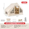 High Quality White Large Heavy Duty Luxury Family Camping Inflatable Cabin Tent for Outdoor