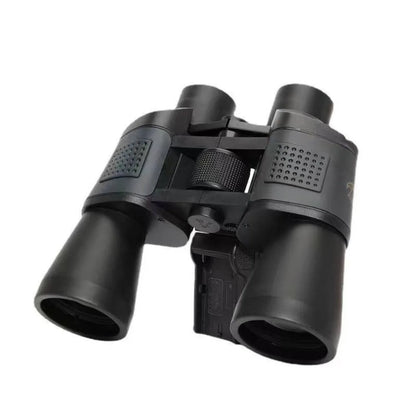 80X80 Zoom Binoculars Day/Night Vision Outdoor Black Telescope Bag