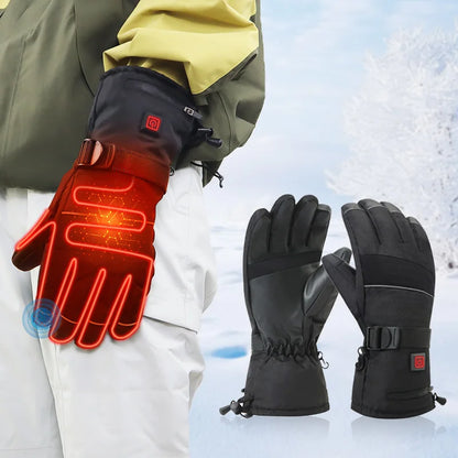 Electric Heating Gloves Winter Warm Touch Skiing Heated Glove for Camping Fishing Hunting Motorcycle