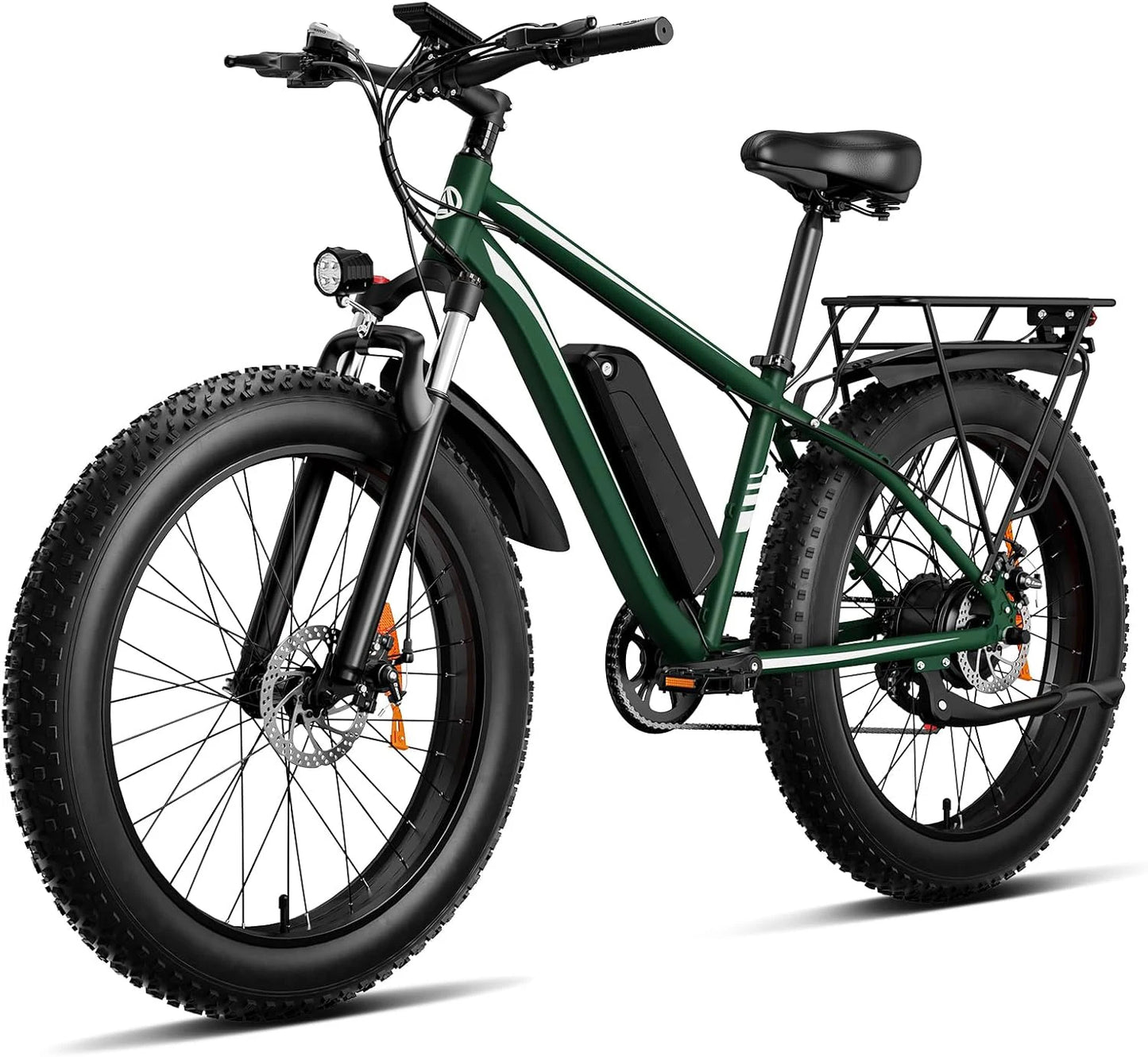 OBX EB26 Fast Electric City E-Bike Full Suspension 48v Lithium Battery Power Adults' Off-Road Cargo Fat Tire US Warehouse OEM