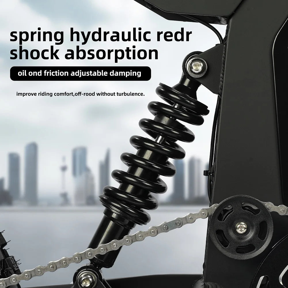 Peak Motor 3000W 45MPH 60V 20Ah Removable Li-ion Battery Dual Hydraulic Disc Brake Fat Tire Electric Mountain Bike with E-ABS