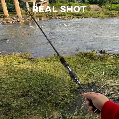 Carp Surf Fishing Rod High Carbon Fiber 2 Sections Smooth Guide Ring Composite Spinning Bass Trout River Fly