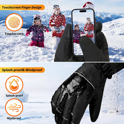 Electric Heating Gloves Winter Warm Touch Skiing Heated Glove for Camping Fishing Hunting Motorcycle