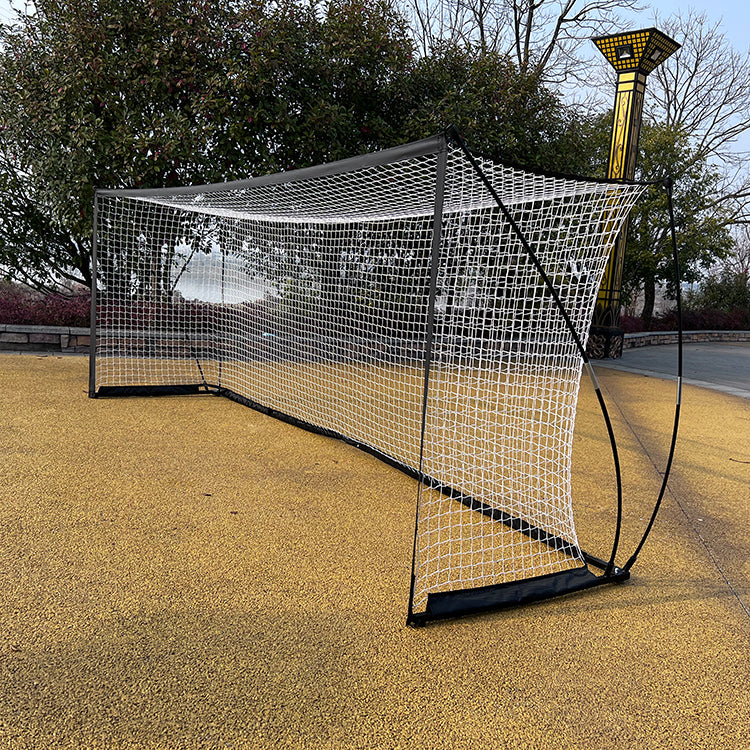 Hight Quality Steel Tube Durable Net 12x6ft Portable Foldable Soccer Goal for All Ages