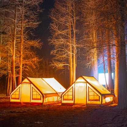 High Quality White Large Heavy Duty Luxury Family Camping Inflatable Cabin Tent for Outdoor