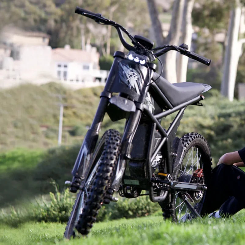 Ridingtimes GT73 Electric 48V 3-Speed Dirt Bike Off-Road Sport Style Front & Rear Oil Brake + Disc Brake Lithium Battery