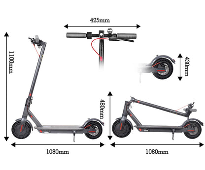 Foldable E Scooter with 350W Motor 8.5inch M365 Electric Scooters Adult Folding Escooter