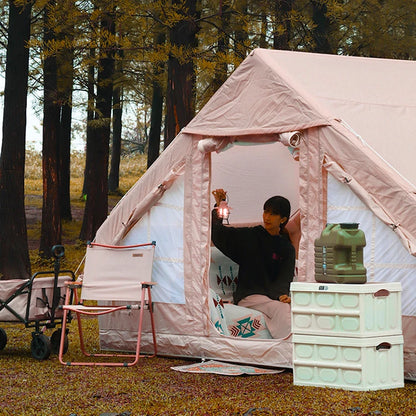 High Quality White Large Heavy Duty Luxury Family Camping Inflatable Cabin Tent for Outdoor