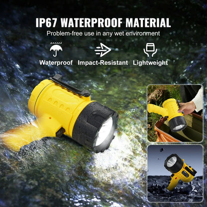 Super Bright 1000,000LM USB Rechargeable Searchlight Portable Flashlight