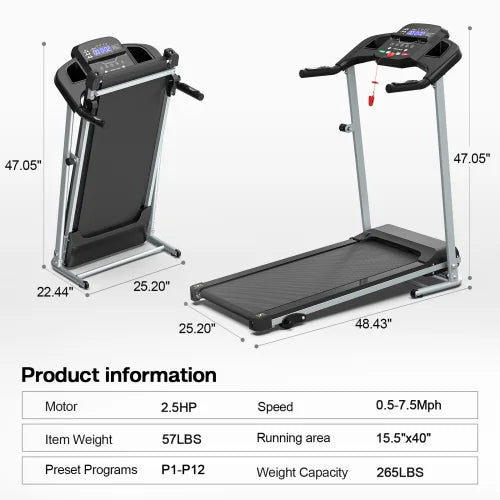 2025 Folding Cheap High Quality Best Treadmill Portable Smart Remote Control Treadmill Walking Machine Smart Flat Treadmill