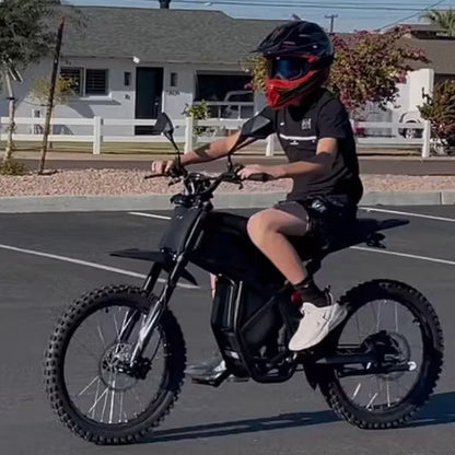 Ridingtimes GT73 Electric 48V 3-Speed Dirt Bike Off-Road Sport Style Front & Rear Oil Brake + Disc Brake Lithium Battery