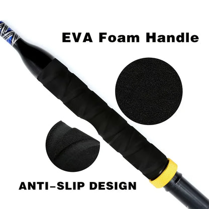 Topline Tackle Ocean Deap Sea Fishing Rod 1 Section Medium Heavy Big Game Tuna Trolling Rod