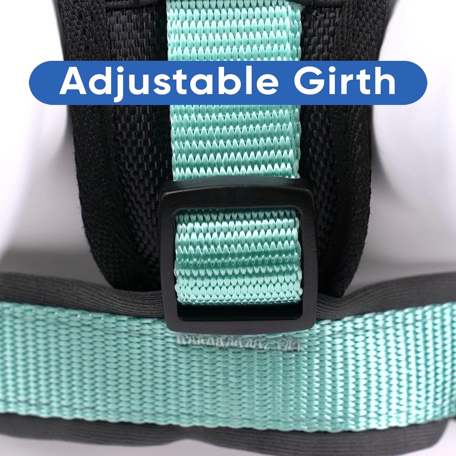 Reflective Dog Harness - Padded, Comfort Control for Walks or Runs - Medium Teal